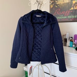 North Face Quilted Zip Up Jacket